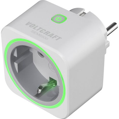 Compteur de coûts d'énergie VOLTCRAFT SEM6000 Interface Bluetooth, Export de données, fonction enregistreur de données, TRMS, Tarif du courant ré S360781 (1/5)