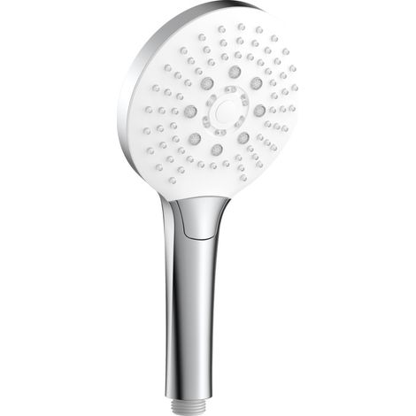 Primaster Handbrause 3 Strahlarten Water Splash new chrom-weiß Handbrause