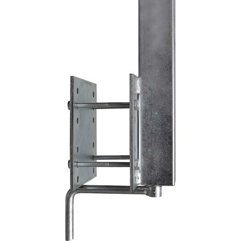 Set de 2 supports à barre inclinable 63 - 88 cm pour remorque à bateau (1/5)