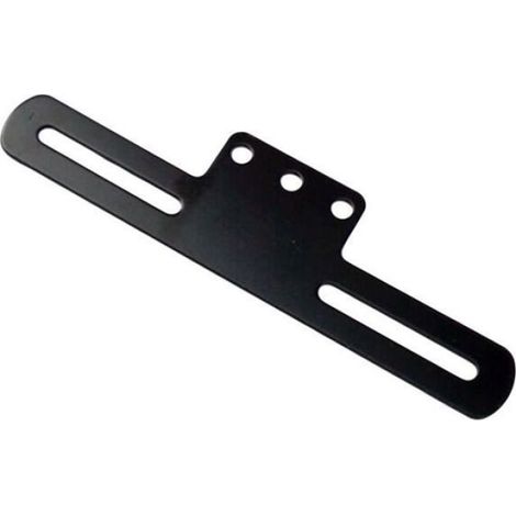 Support Plaque Immatriculation - Alliage D'aluminium - Pour Moto Avec Garde-Boue Arrière - Noir - 1 Pièce (1/5)