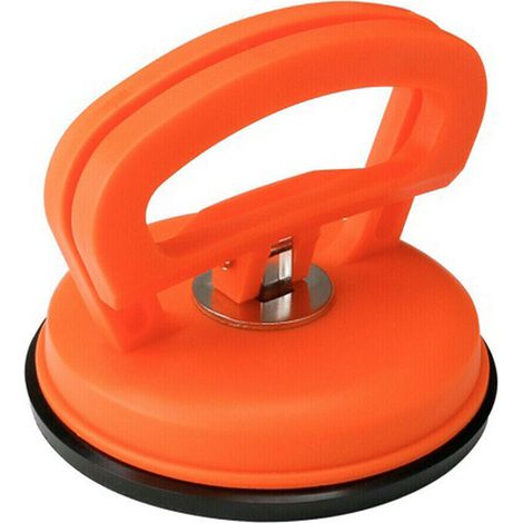 2 Pinces à ventouse 12.5 cm pour le levage de verre, carrelage et céramique – outil de manutention à main pour grandes surfaces (1/5)