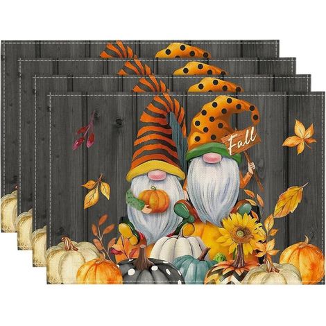 Set mit 4 hitzebeständigen, gewebten Vinyl-Küchentischsets, 45 cm x 30 cm (1/5)