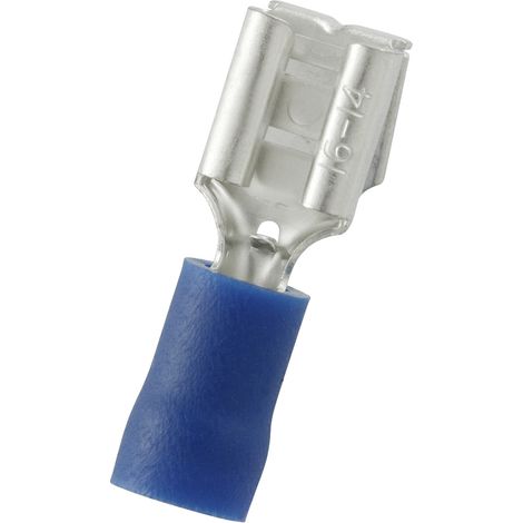 Cosse faston RS PRO, Isolé, Bleu