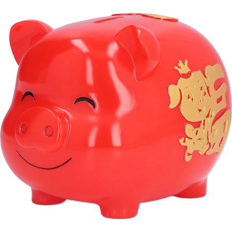 Niedliches, cartoonschweinförmiges Anti-Sturz-Ideal (1/4)