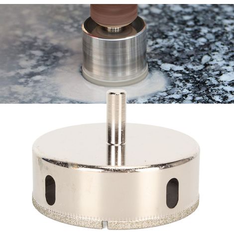 Foret à verre de 85 mm, outil pour percer les carreaux, foret pour percer les carreaux et le marbre, foret diamanté rond. (1/5)
