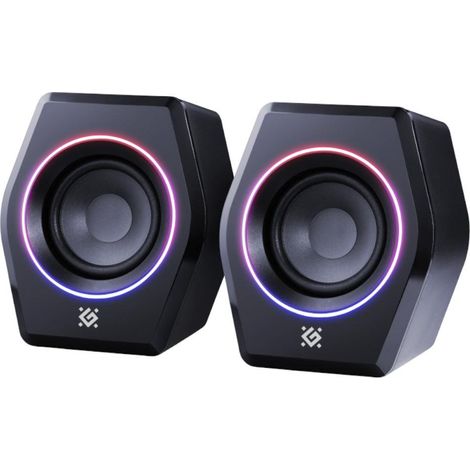 Altavoces Bluetooth USB Defender SOLAR 9 2.0 de 10 W con retroiluminación RGB (1/5)