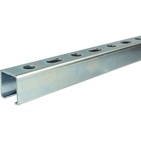 tecuro Montageschiene Typ 28/30 x 1000 mm x 2,00 mm, Stahl verzinkt C/U-Profil (1/4)