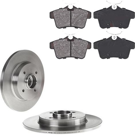 KIT FRENI POSTERIORI compatibile con PEUGEOT 5008 (0U0E) - DISCHI + PASTIGLIE OEM: P 61 114 , P 61 084 / 17835C /SOSTITUZIONE DIRETTA/BASSA POLVERE/SILENZIOSO (1/5)