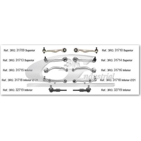 3RG 31771 KIT BRAZOS SUSPENSION DELANTERO IZQUIERDO & DERECHO