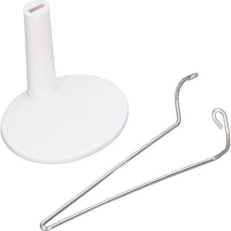 Support pour Poupée 12 Pouces, Support en Plastique et Acier Inoxydable pour Salon de Poupée, Blanc (1/5)