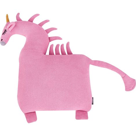 Dekokissen 2er Set LAMMI Baumwolle 45 x 45 cm Rosa Einhorn (1/5)