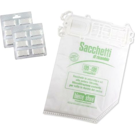 Sacchetti folletto vk 135 vk 136 12pz 12 profumi compatibili
