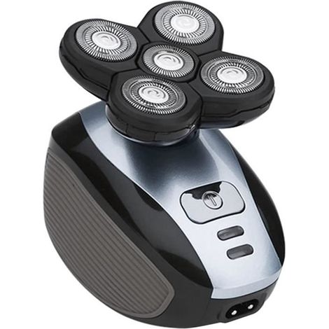 Hommes rasoir multifonctionnel 5 têtes électrique rasoir chauve rasoir reable lavable barbe sans fil tondeuse tondeuse tondeus[356] (1/4)
