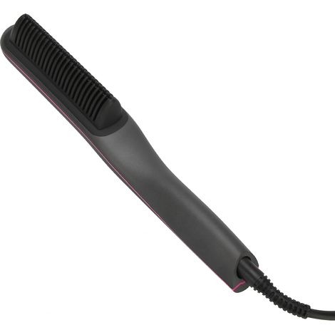 Lisseur électrique pour cheveux, lisseur à barbe anti-brûlure, prise standard américaine 110 V (gris) (1/5)