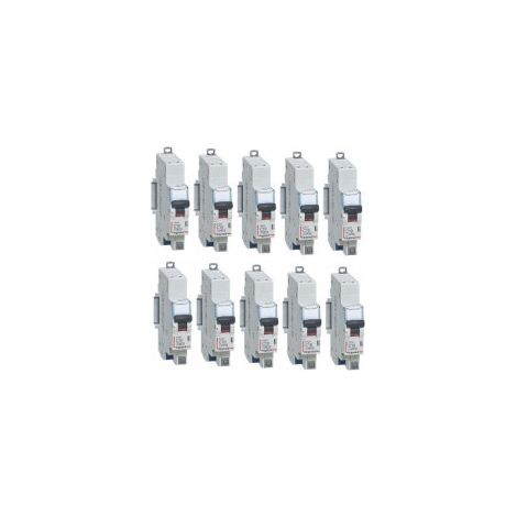 Legrand - LOT de 10 disjoncteur Auto - DNX3 - 10A - Ru00e9f. : 406782 x 10