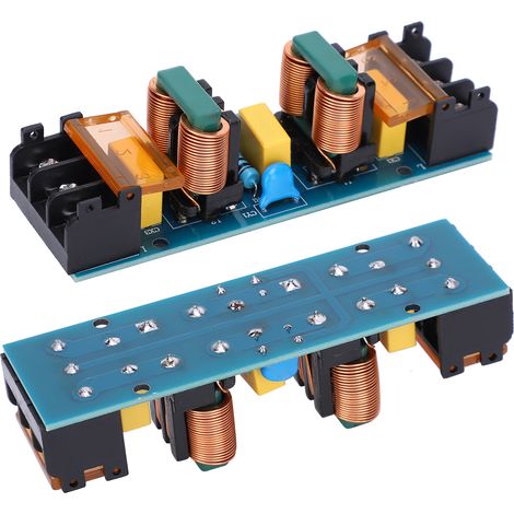 EMI-Filtermodul, Reinigungsplatine für Audio-Netzteile, 50/60 Hz Wechselstrom, dicke Kupferfolie, 25-A-Komponenten (1/5)