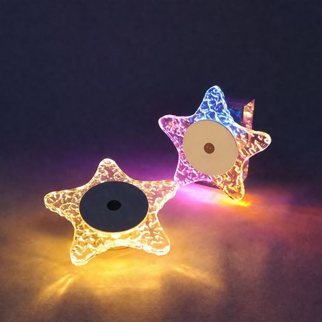 Applique Veilleuse LED Murale Détecteur Mouvement Sans Fil Rechargeable 3 Couleurs 3.7W 12,7 × 12,4 × 3,5 cm 100 g – Livraison gratuite (1/5)
