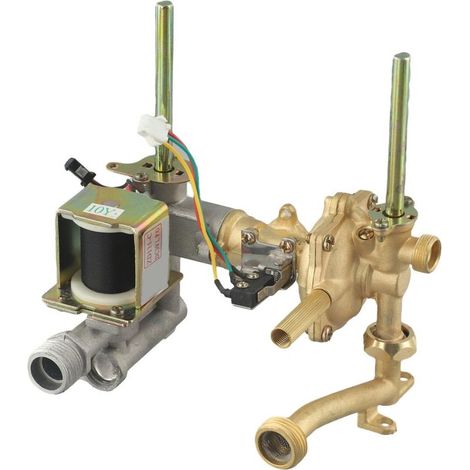 Wasser- und Gasanschlussventil, 150 mm, Kupfer, für sichere Gaswarmwasserbereiter (1/5)