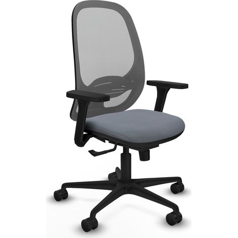 Chaise de bureau piqueras y crespo Cilanco noir rembourrage mousse (1/2)