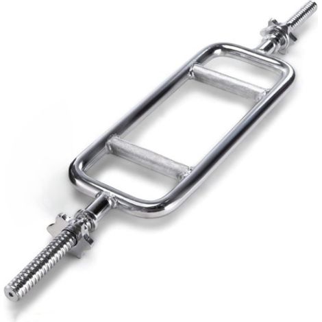 ASTA PER TRICIPITI 86 CM CON CHIUSURA A STELLA BILANCIERE CORTO TRICEP BAR