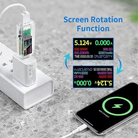 USB-Tester, USB-Leistungsdetektor (wie abgebildet) (1/5)