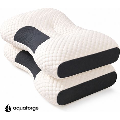 Almofada Cervical Ergonómica Fibra de Poliéster Respirável 45 x 70 cm (1/5)