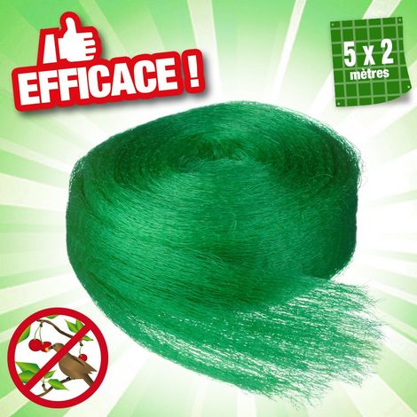 Filet anti-oiseaux mono-filament 5 x 2 m (1/5)