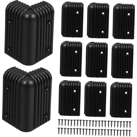 Lot de 12 protections d'angle en plastique pour meubles, bureaux (1/5)