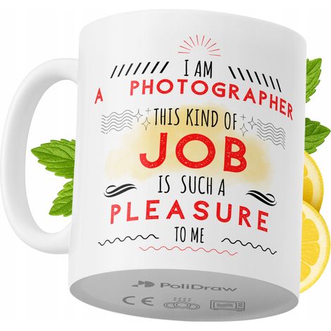 Mug humoristique pour photographe, avec un texte amusant et un design graphique original. Idéal pour les anniversaires, les fêtes et les occasions spéciales. Mug premium pour la maison, le bureau et l (1/5)