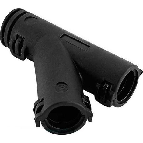 Raccord Y 10-10-10 Form D – Accessoire pour gaine électrique ICTA – Température de fonctionnement -40°C à +135°C – Polyamide 66 noir – Schlemmer