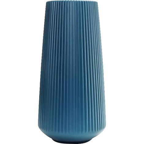 Vases en plastique, vases modernes, vase géométrique, vase nordique pour composition florale, vase à glaçure imitation