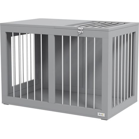 Jaula Para Perros Casera Para Perros Jaula Para Mascotas Para Perros Medianos Jaula Para Perros Con Puertas Jaula De Transporte Para Casa Para Perros Gris 80 X 50 X 56,5 Cm