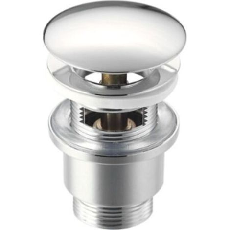 Desagüe para lavabo y bidé con rebosadero, desagüe emergente para lavabos de 1" 1/4", válvula de desagüe, desagüe universal con orificio para lavabos y fregaderos (1/5)