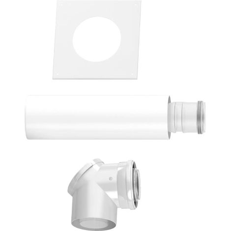 Bosch Accesorio evacuación gases FC-Set80-C(14)3x Juego construcción básico C(14)3x, d:80/125 a chimenea, 7738112581