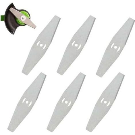 6 Pièces Lame Débroussailleuse, Coupe Bordure, Lames Herbe, Debrouissalleuses Batterie, Remplacer Les de Coupe-Herbe, Adaptées Au Coupe-herbe Sans Fil - (1/5)