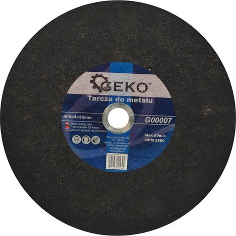 Disco da taglio per metalli 400x4x32 geko (5/25) (1/3)