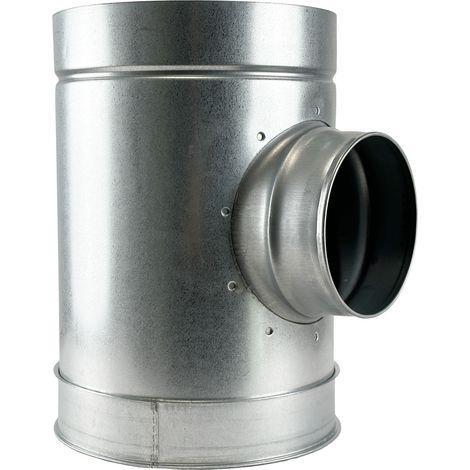 Té souche insonorisé en acier galvanisé, isolation 25 mm, D 355 mm S&P (UNELVENT) 862110 (1/3)