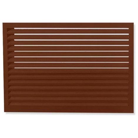 DECOCLIM - Face dos pour cache en aluminium brun rouge taille S - 23AS8012-DOS