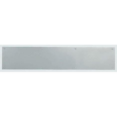 Rs Pro – Plaque de protection pour porte en acier inoxydable – Fixation par vis – Dimensions 750 x 150mm – Résistante à la corrosion