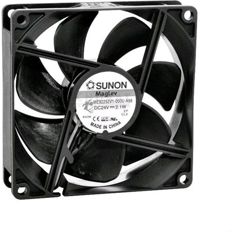 Sunon EF92251S11000UA99 Axiallüfter 12 V/DC 87.47 m³/h (L x B x H) 92 x 92 x 25 mm