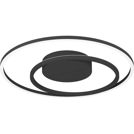 EGLO - Calagrano-Z ceiling lamp black Ø45 - RGB + TW - Zigbee, Bluetooth