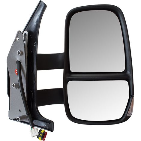 Specchietto retrovisore esterno elettrico destro a braccio lungo per Iveco Daily 06-14 (1/2)