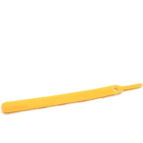 Ruban adhésif épais 145x12mm pour fixation et organisation de câbles, écouteurs et accessoires - Jaune (1/2)