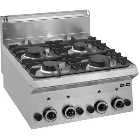 Réchaud à gaz - 4 foyers - G4S65 SMART 650 - Arilex