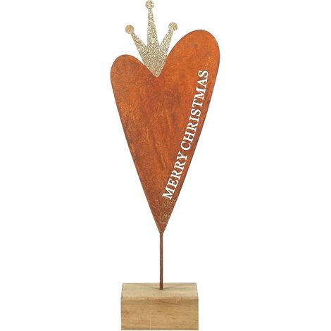 Signes Grimalt Décoration de la figure de Noël Cœur de Noël multicolore 7x13x39cm 15613