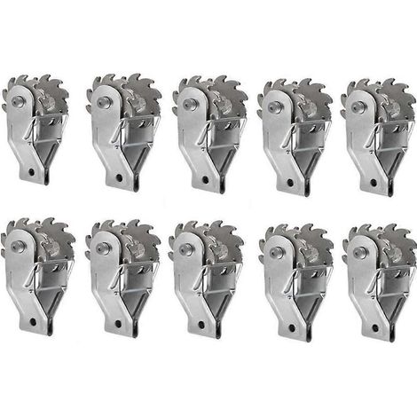 Lot de 10 tendeurs de clôture robustes à cliquet pour clôture électrique. (1/5)
