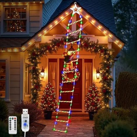 Guirlande lumineuse de Noël - 3M - 240 LED - 8 modes d’éclairage - Multicolore (1/5)
