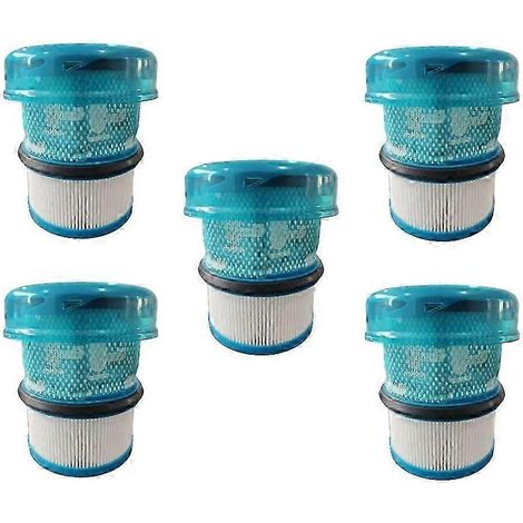 Lot de 5 filtres HEPA compatibles avec les modèles V16 Piston Animal / V16 Piston Animal Submarine / SV53 / DS60 (pièces de rechange LF) WHBYV (1/4)