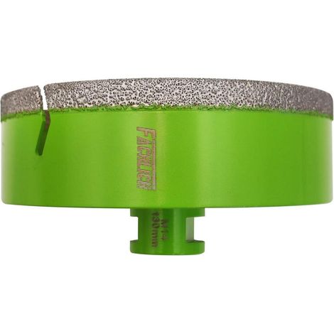 Couronne diamant M14 130mm pour carrelage, granit, marbre, béton, pierre (1/5)