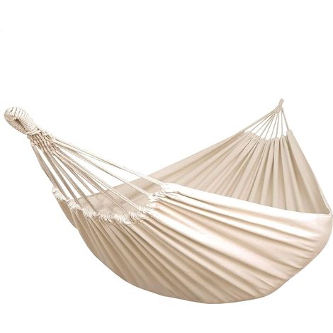 Amaca sospesa per giardino e campeggio, amache in tessuto, amache da campeggio, dimensioni 260 x 80 cm, peso massimo 200 kg, capacità 1 persona, amache sospese (1/4)
